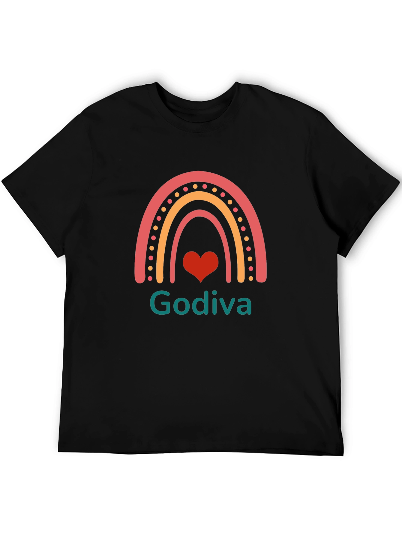 Godiva Rainbow Graphic Tee - Black