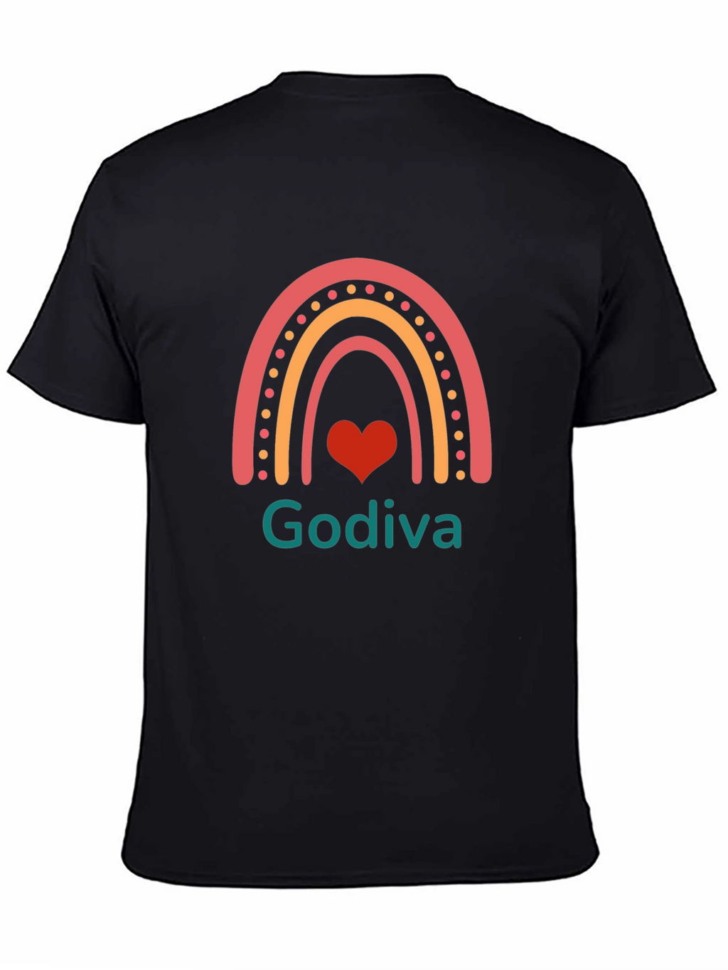 Godiva Rainbow Graphic Tee - Black