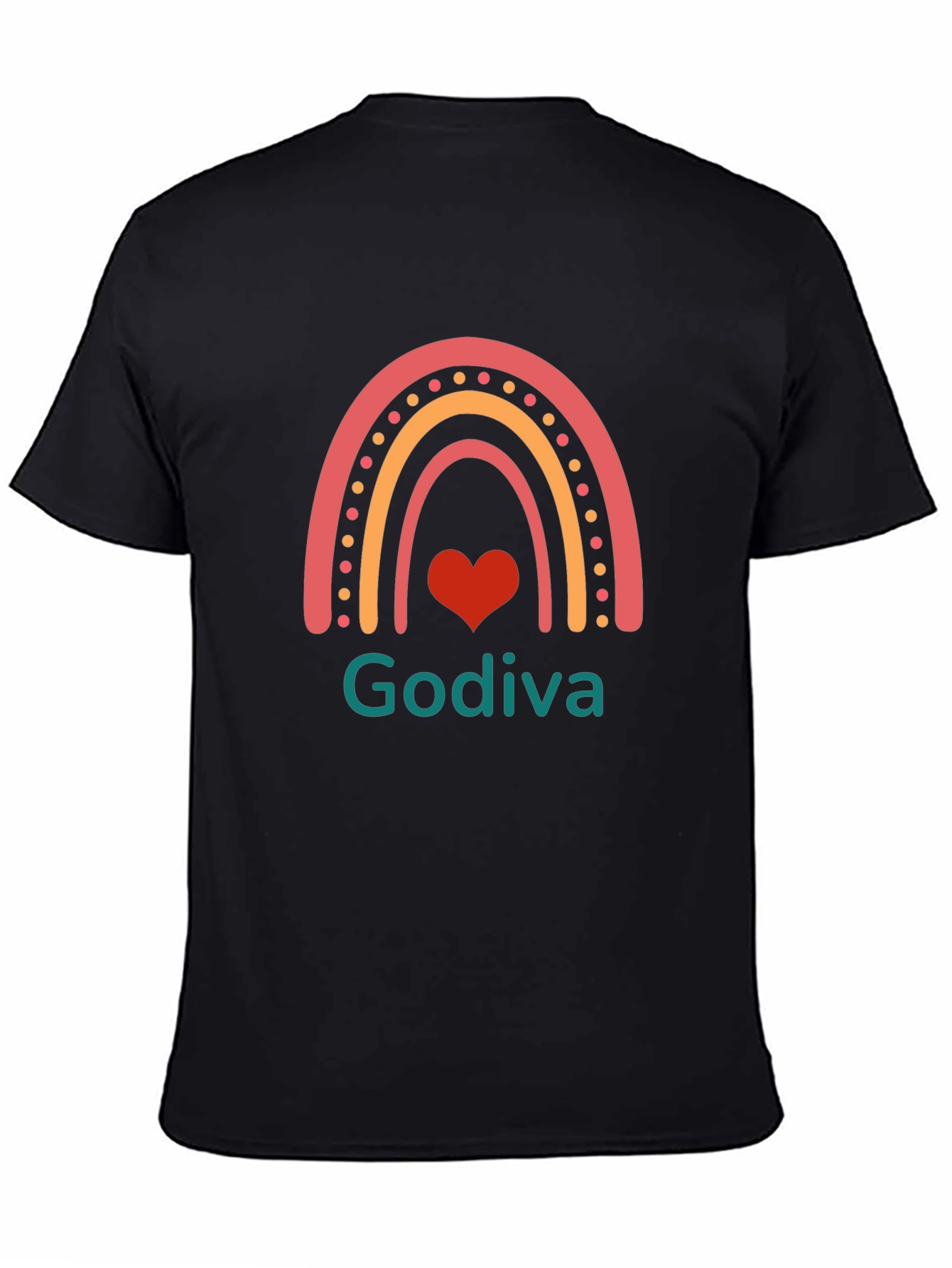 Godiva Rainbow Graphic Tee - Black