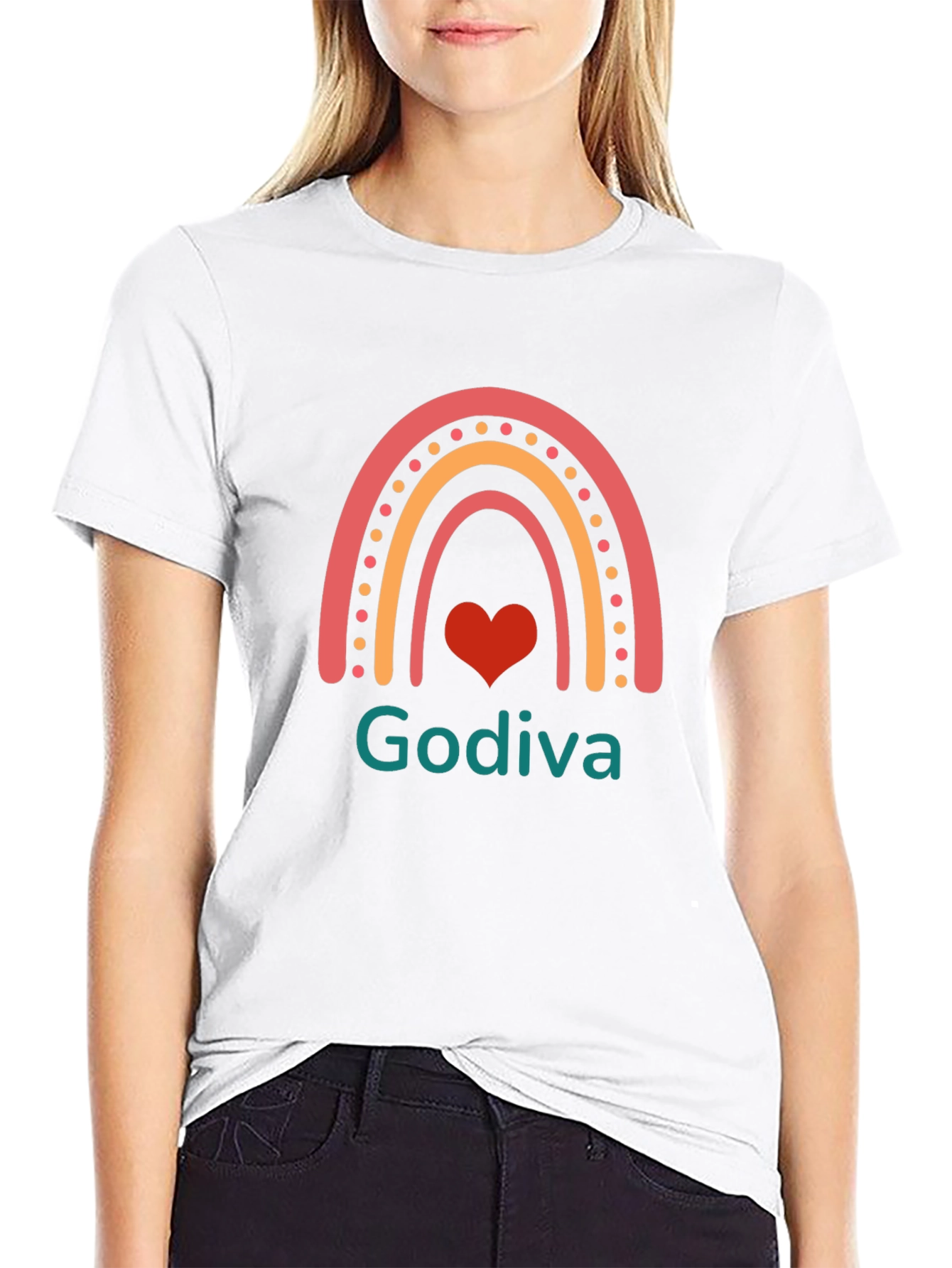 Godiva Rainbow Graphic Tee - Black