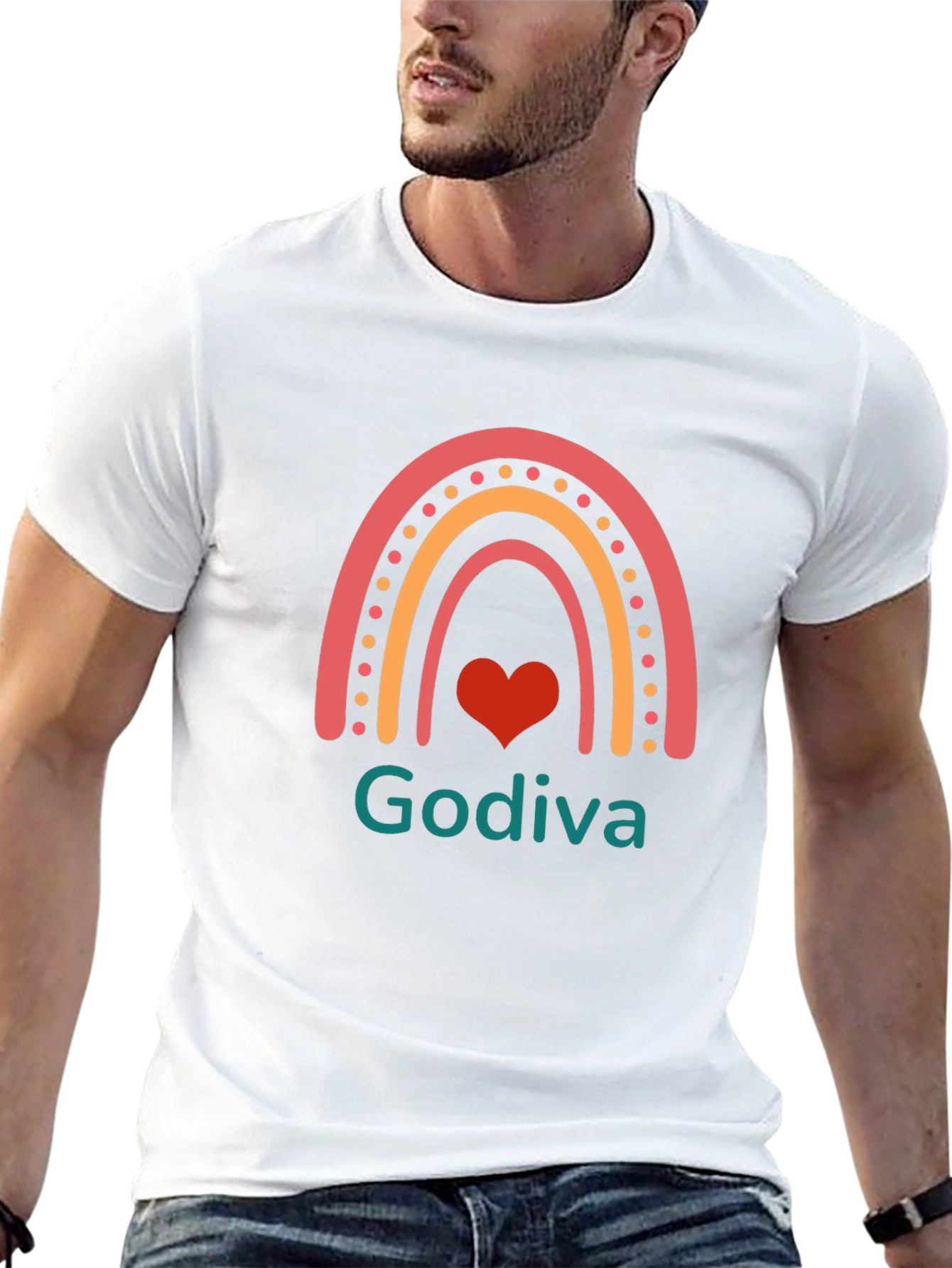 Godiva Rainbow Graphic Tee - Black