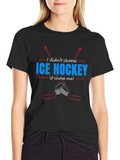 Ice Hockey Chose Me T-Shirt - Black Tee