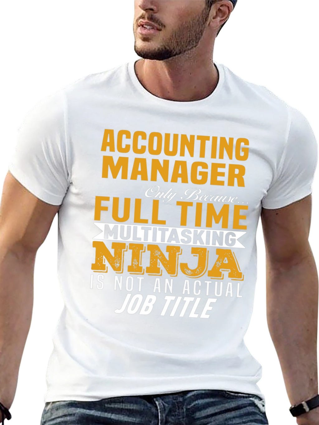 Accounting Manager Full Time Ninja T-Shirt
