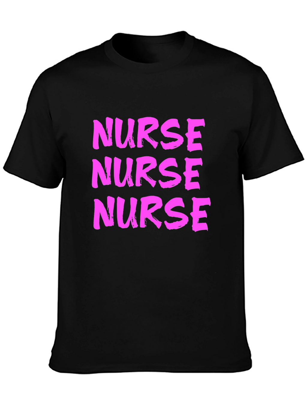 Nurse T-Shirt - Bold Pink Graphic Tee
