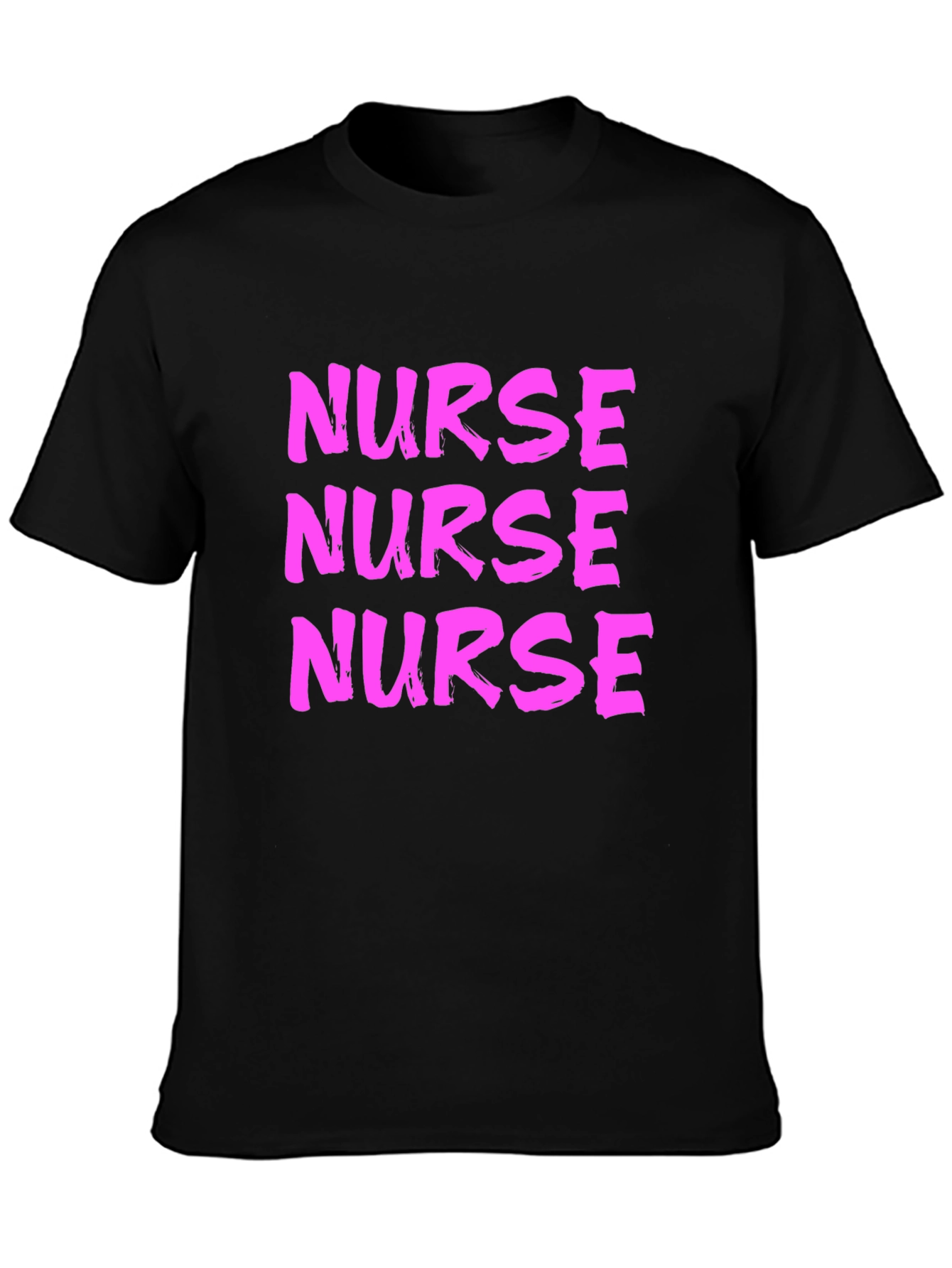 Nurse T-Shirt - Bold Pink Graphic Tee