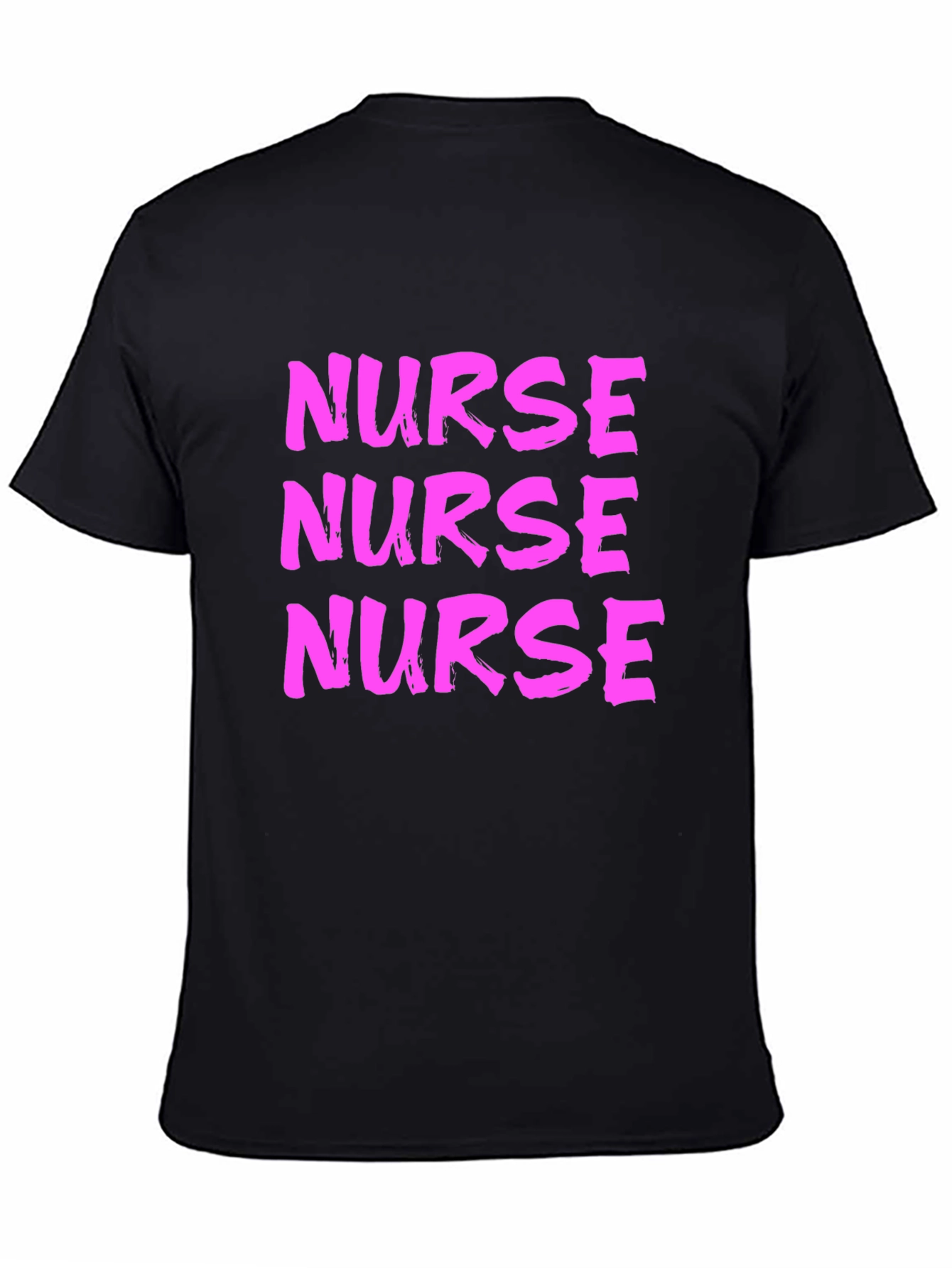 Nurse T-Shirt - Bold Pink Graphic Tee
