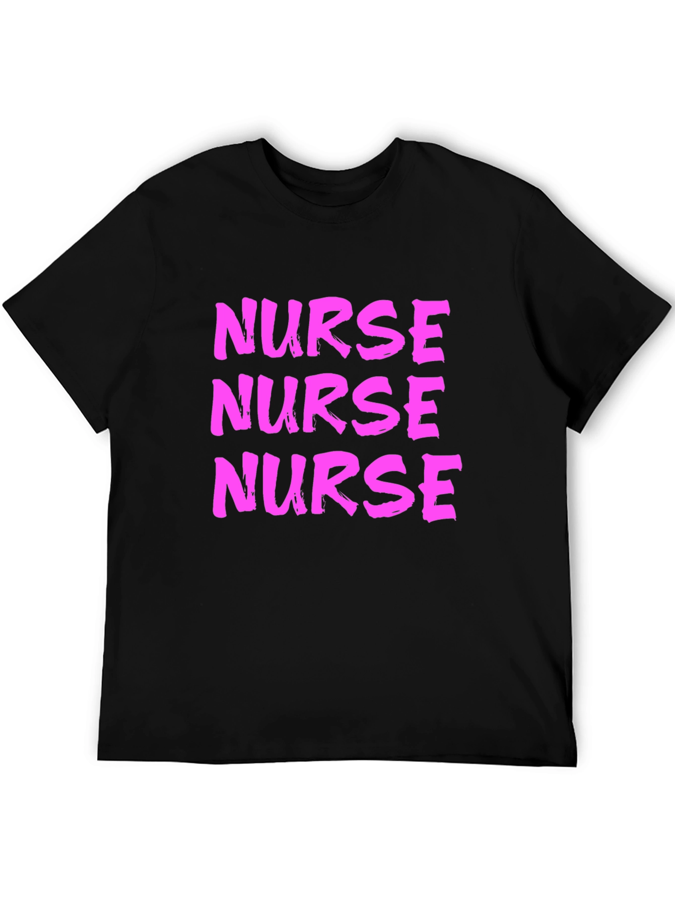Nurse T-Shirt - Bold Pink Graphic Tee