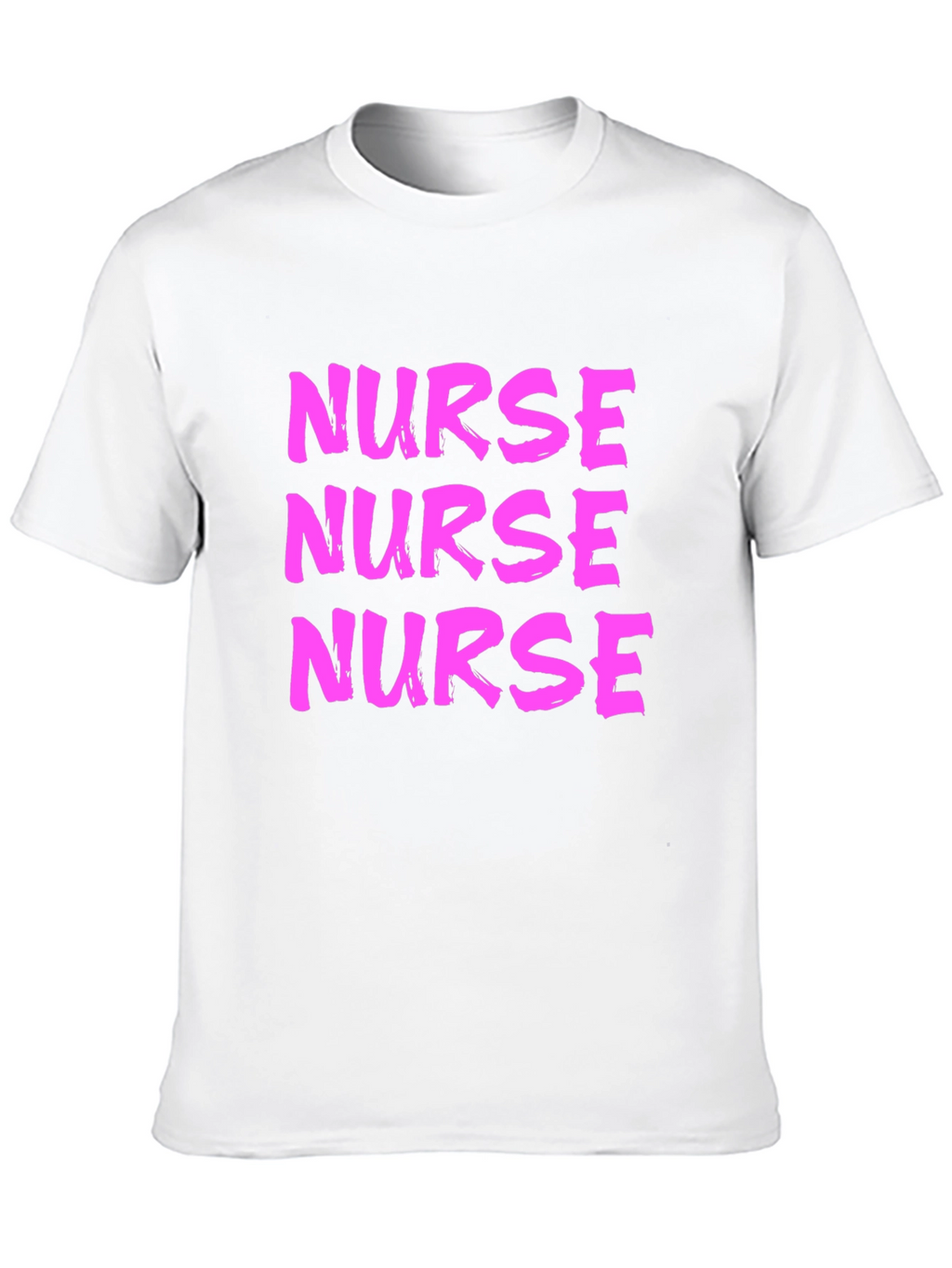 Nurse T-Shirt - Bold Pink Graphic Tee