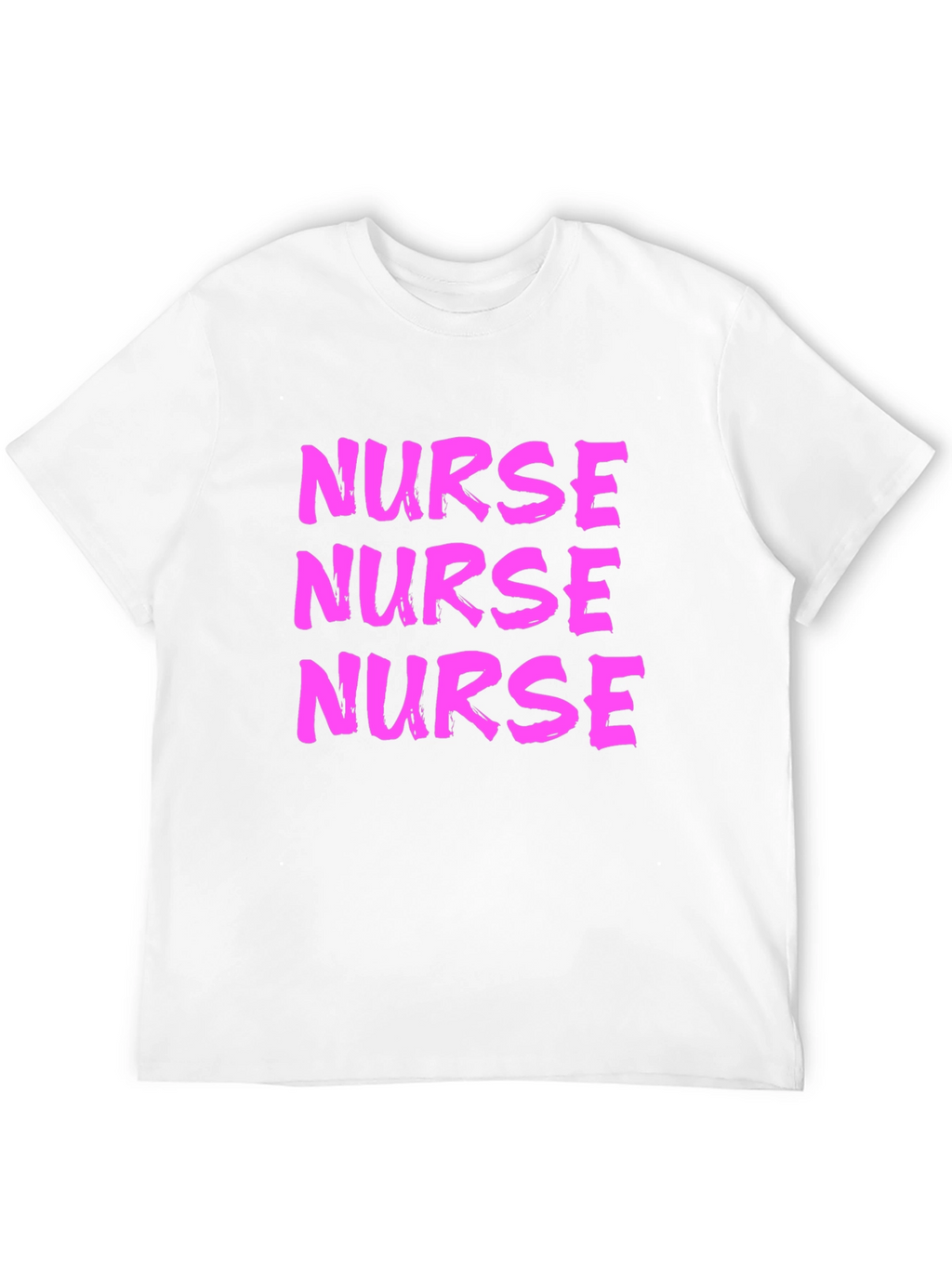 Nurse T-Shirt - Bold Pink Graphic Tee