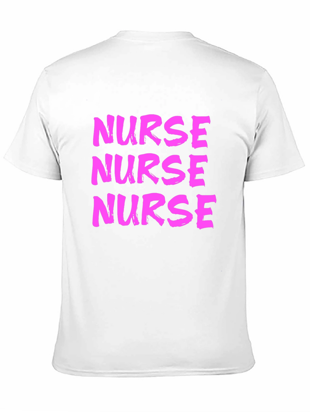 Nurse T-Shirt - Bold Pink Graphic Tee