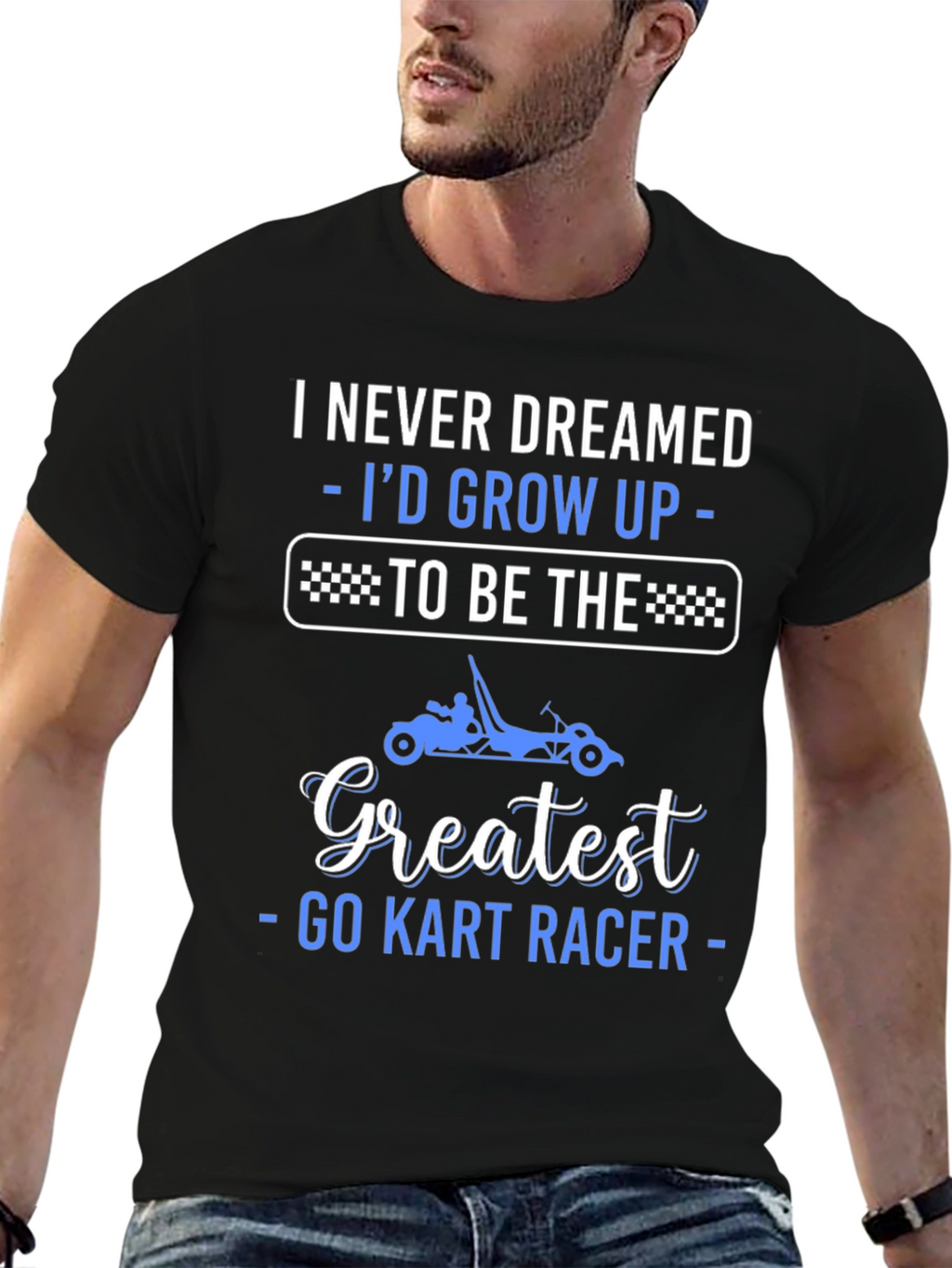 Greatest Go Kart Racer T-Shirt - Funny Racing Tee