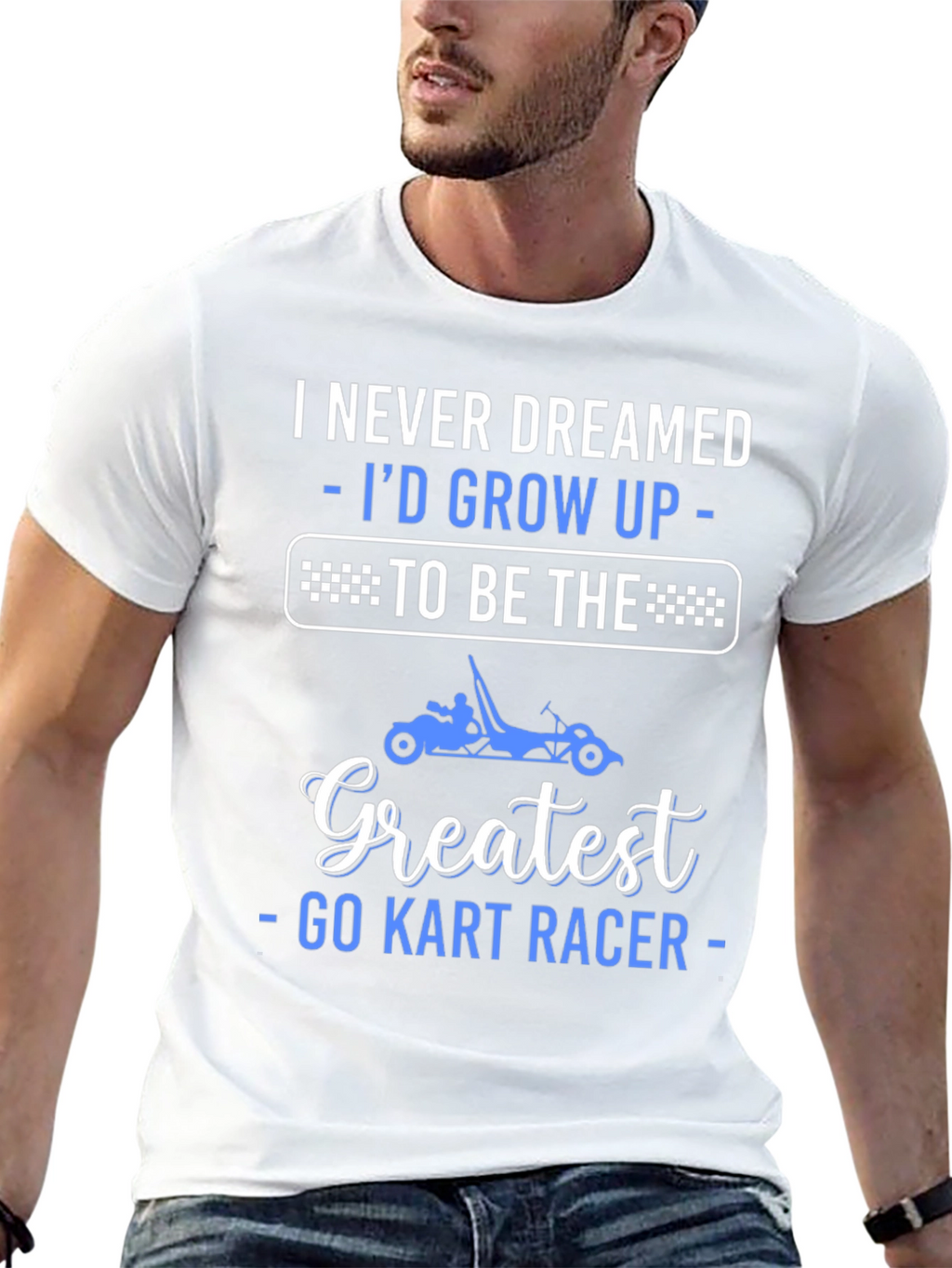 Greatest Go Kart Racer T-Shirt - Funny Racing Tee