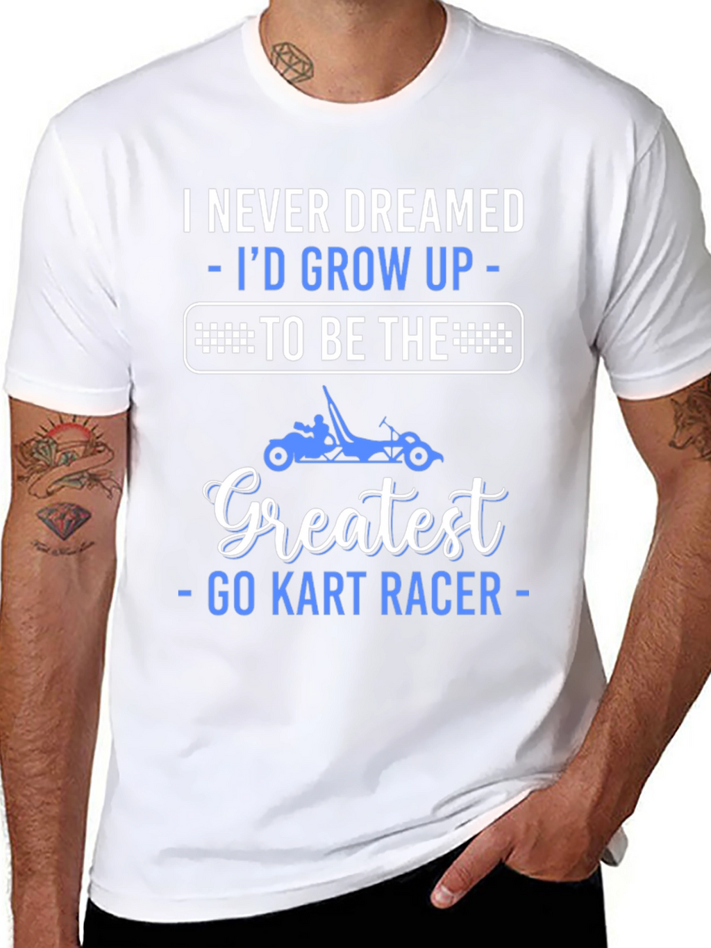 Greatest Go Kart Racer T-Shirt - Funny Racing Tee