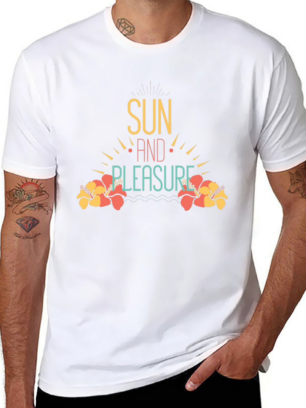 Sun and Pleasure Black T-Shirt