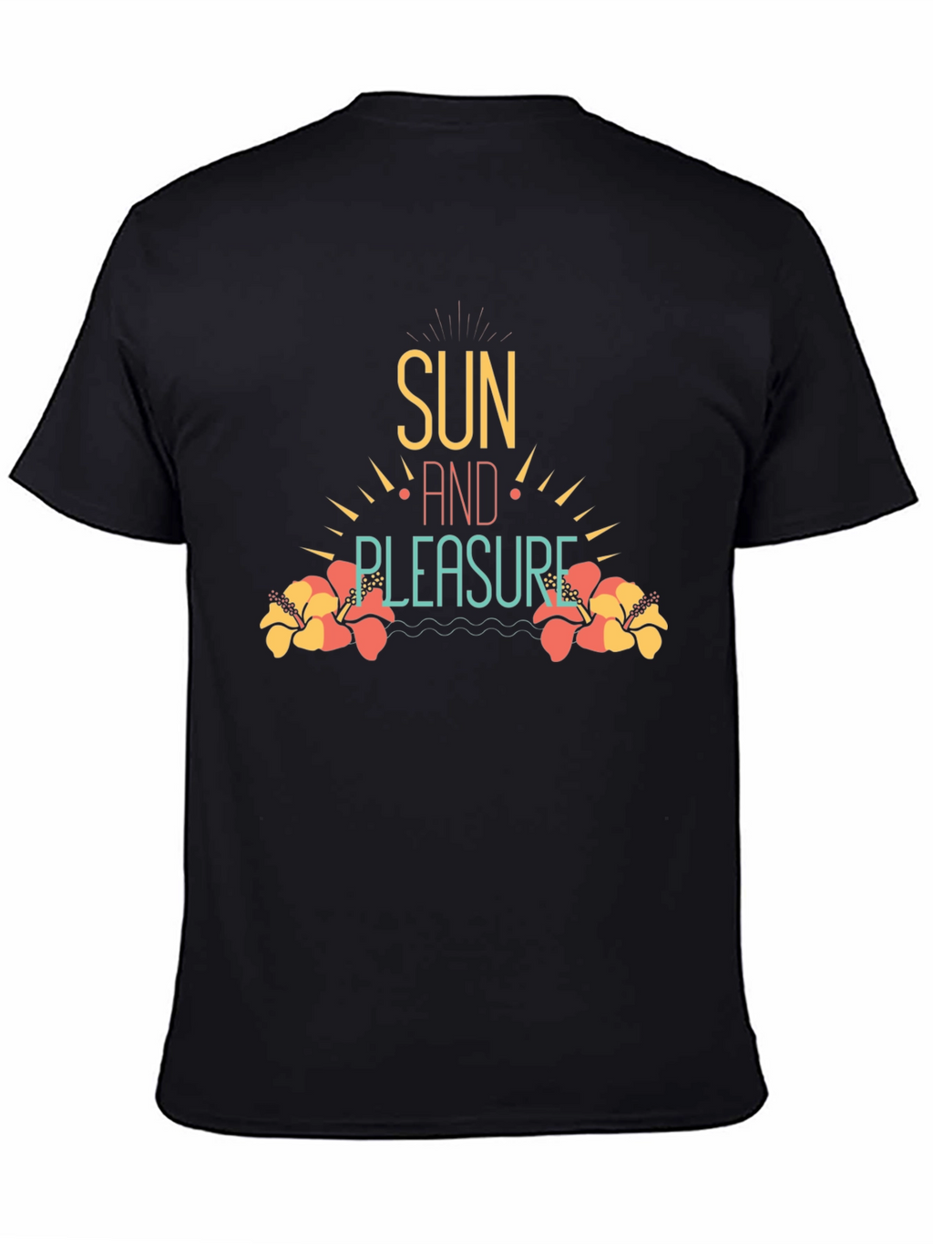 Sun and Pleasure Black T-Shirt