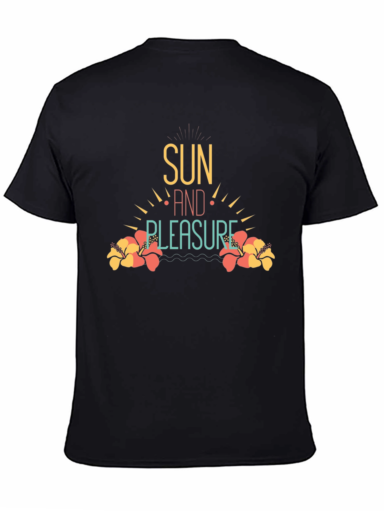 Sun and Pleasure Black T-Shirt