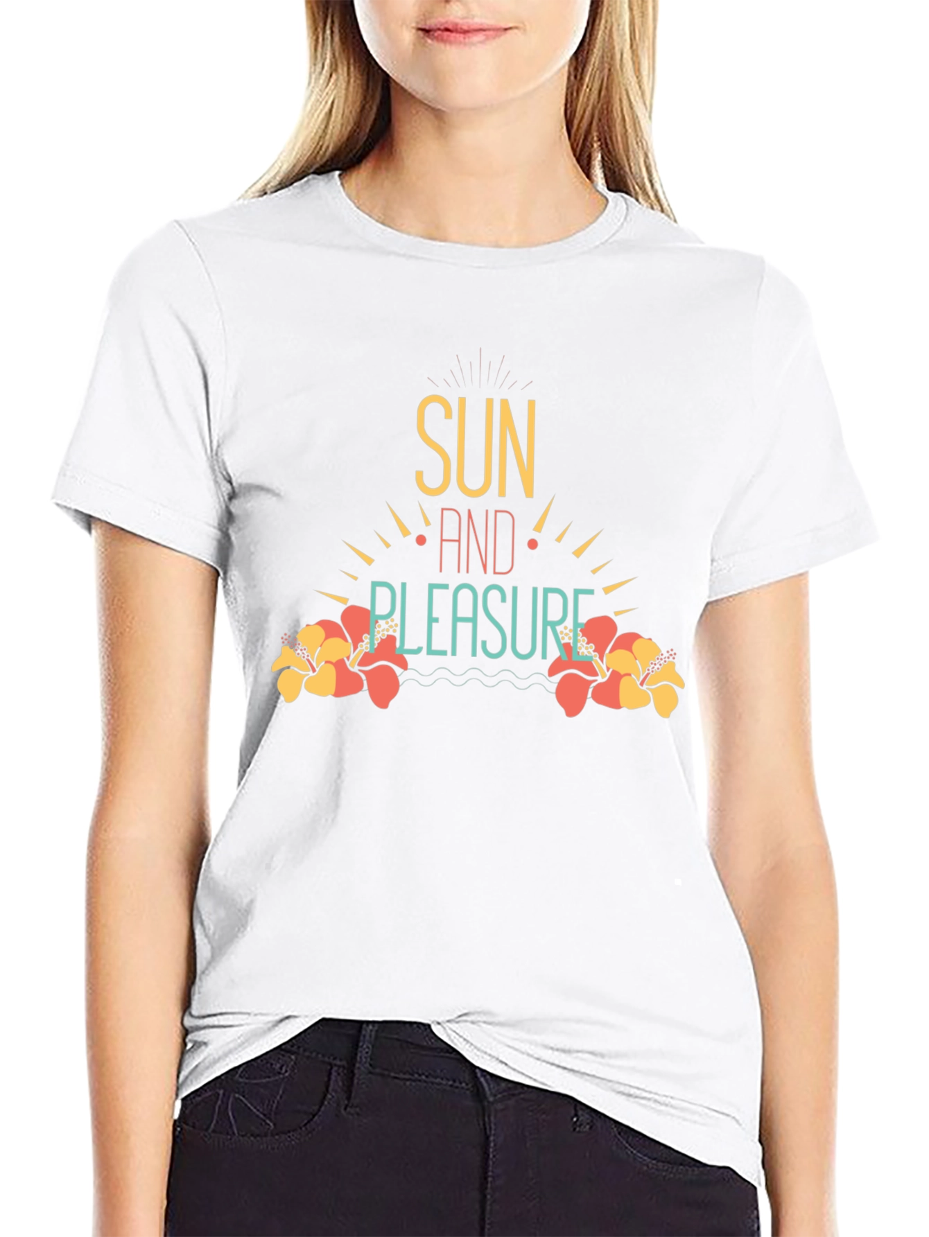 Sun and Pleasure Black T-Shirt