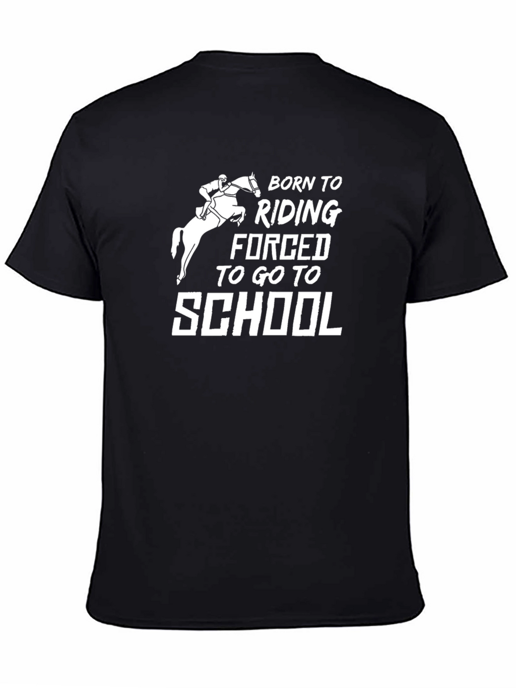 Born to Riding Black T-Shirt