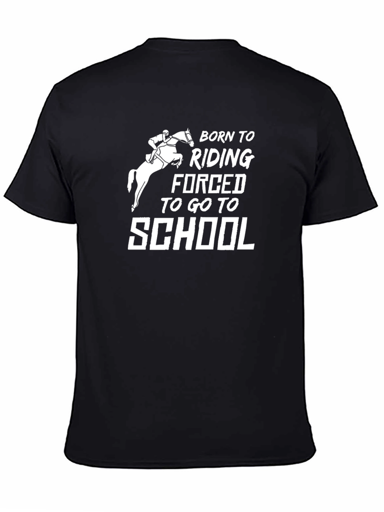 Born to Riding Black T-Shirt
