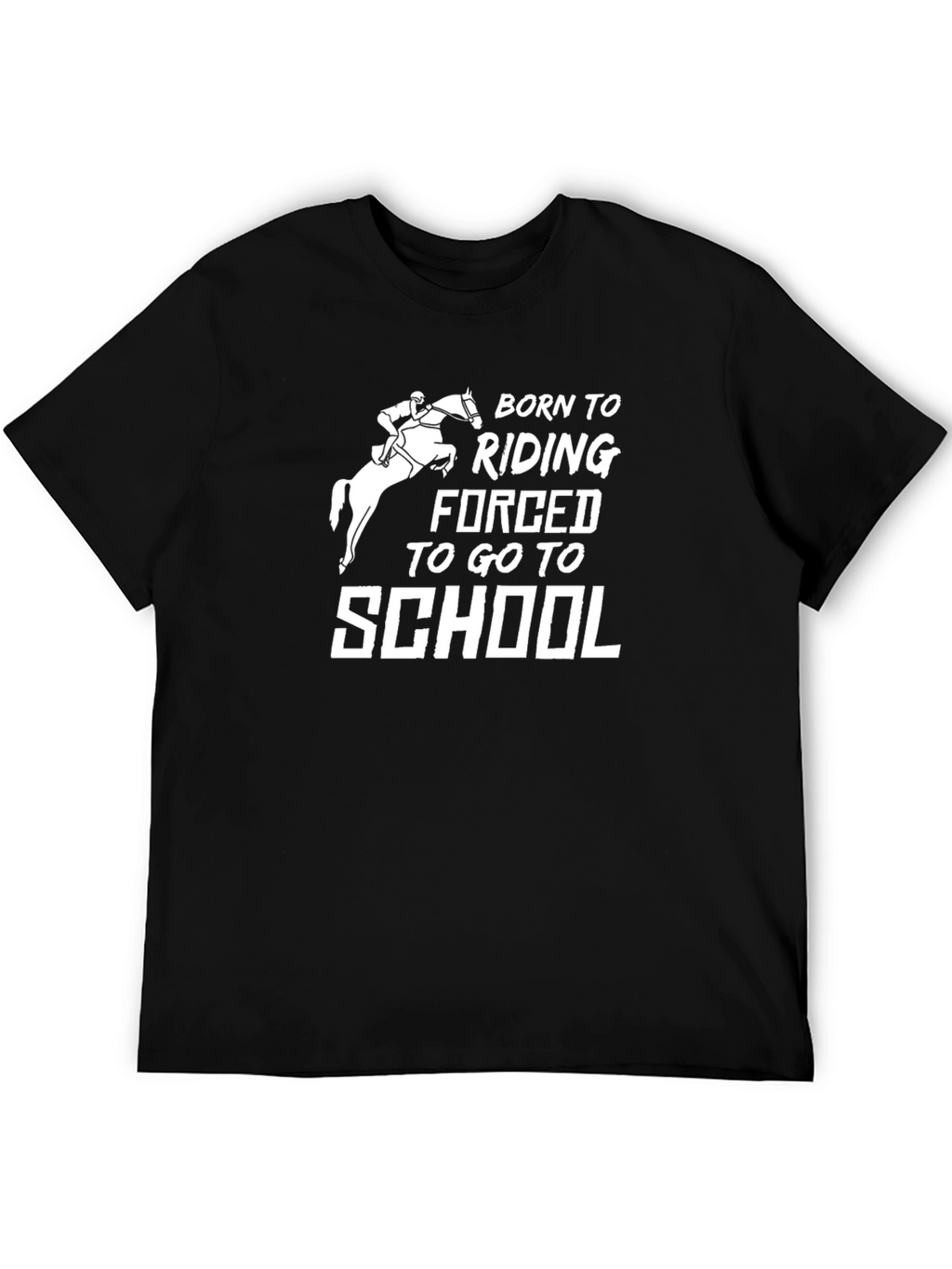 Born to Riding Black T-Shirt