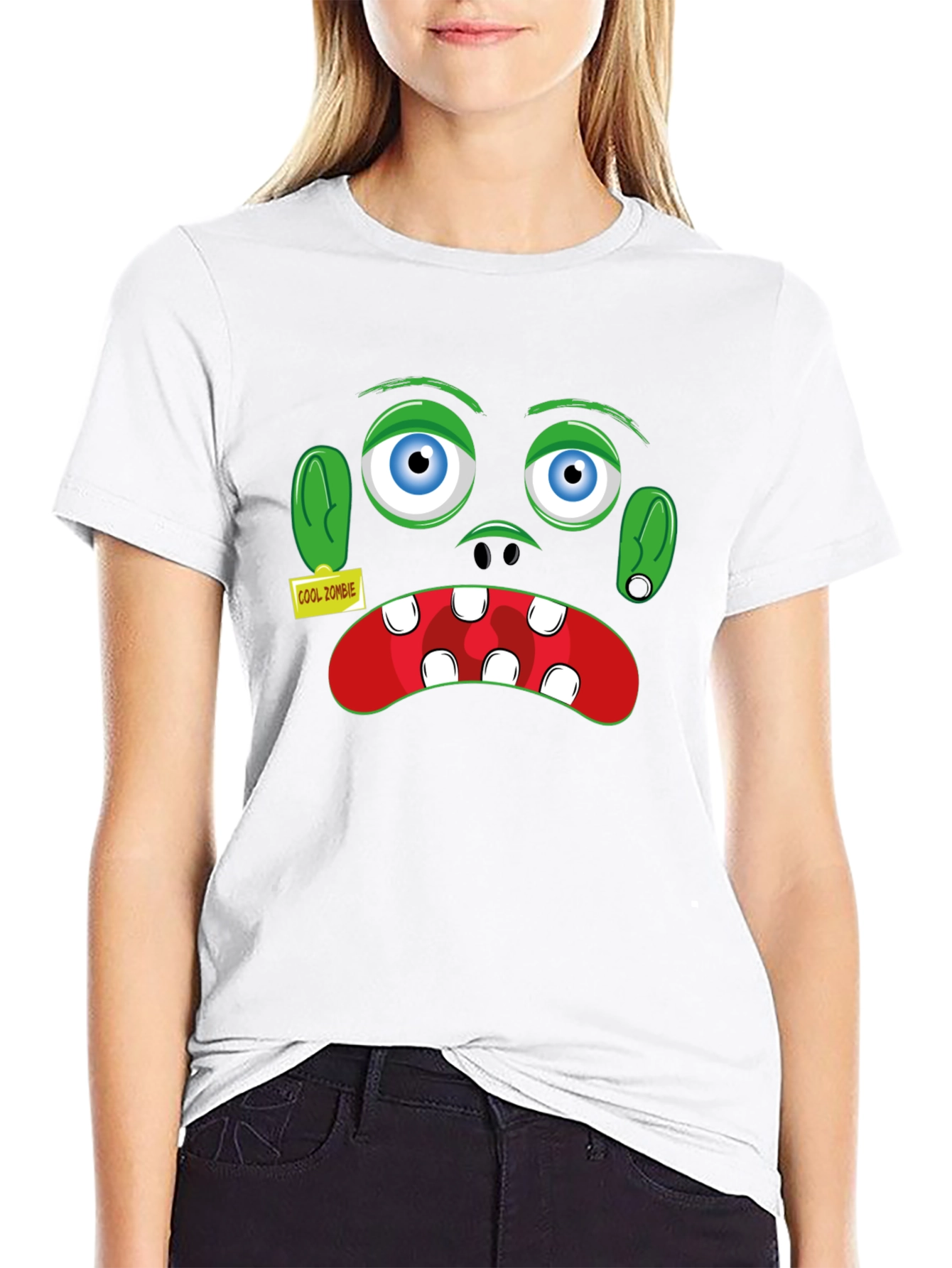 Cool Zombie Graphic T-Shirt - Halloween