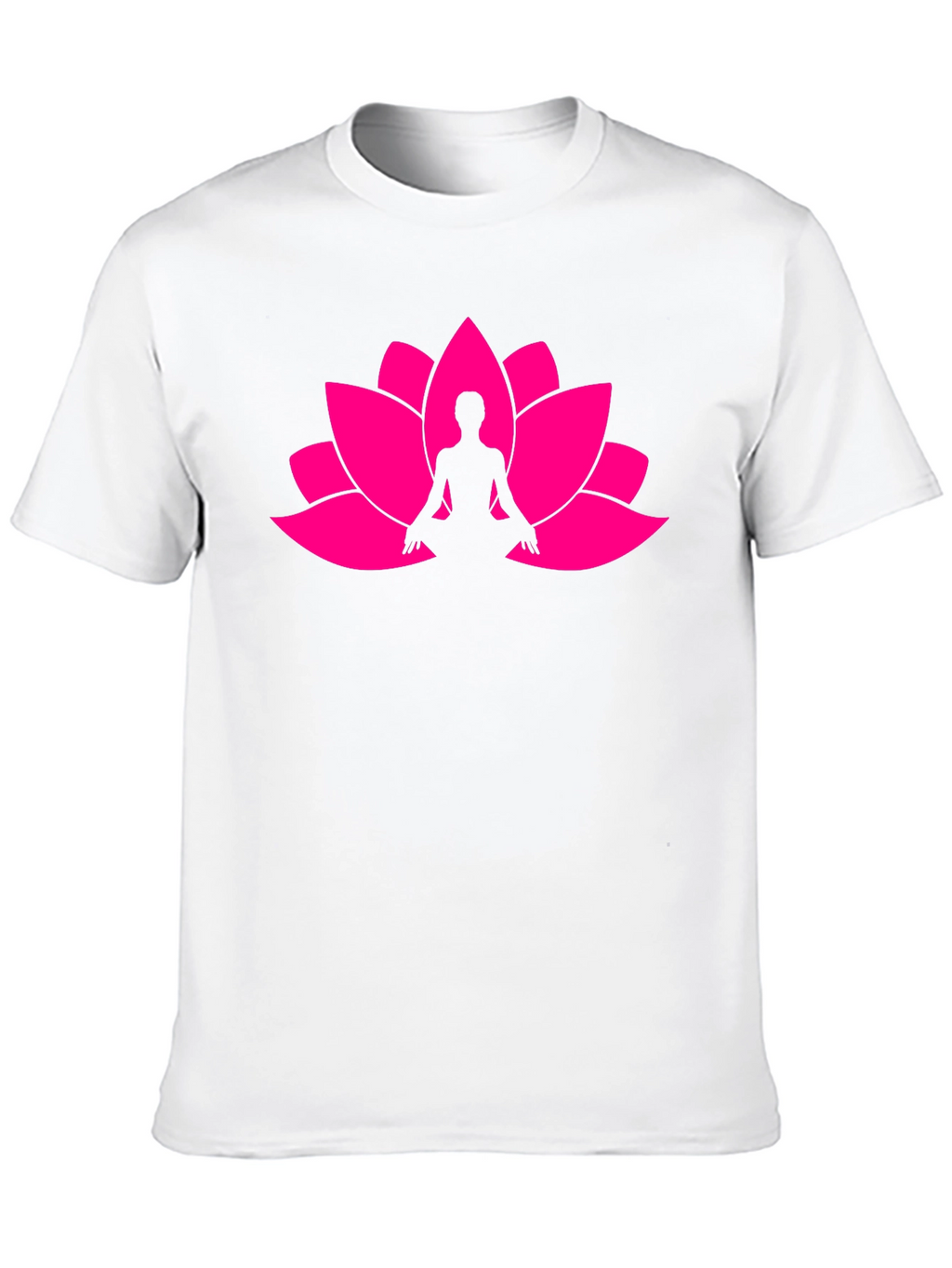 Lotus Meditation Black T-Shirt