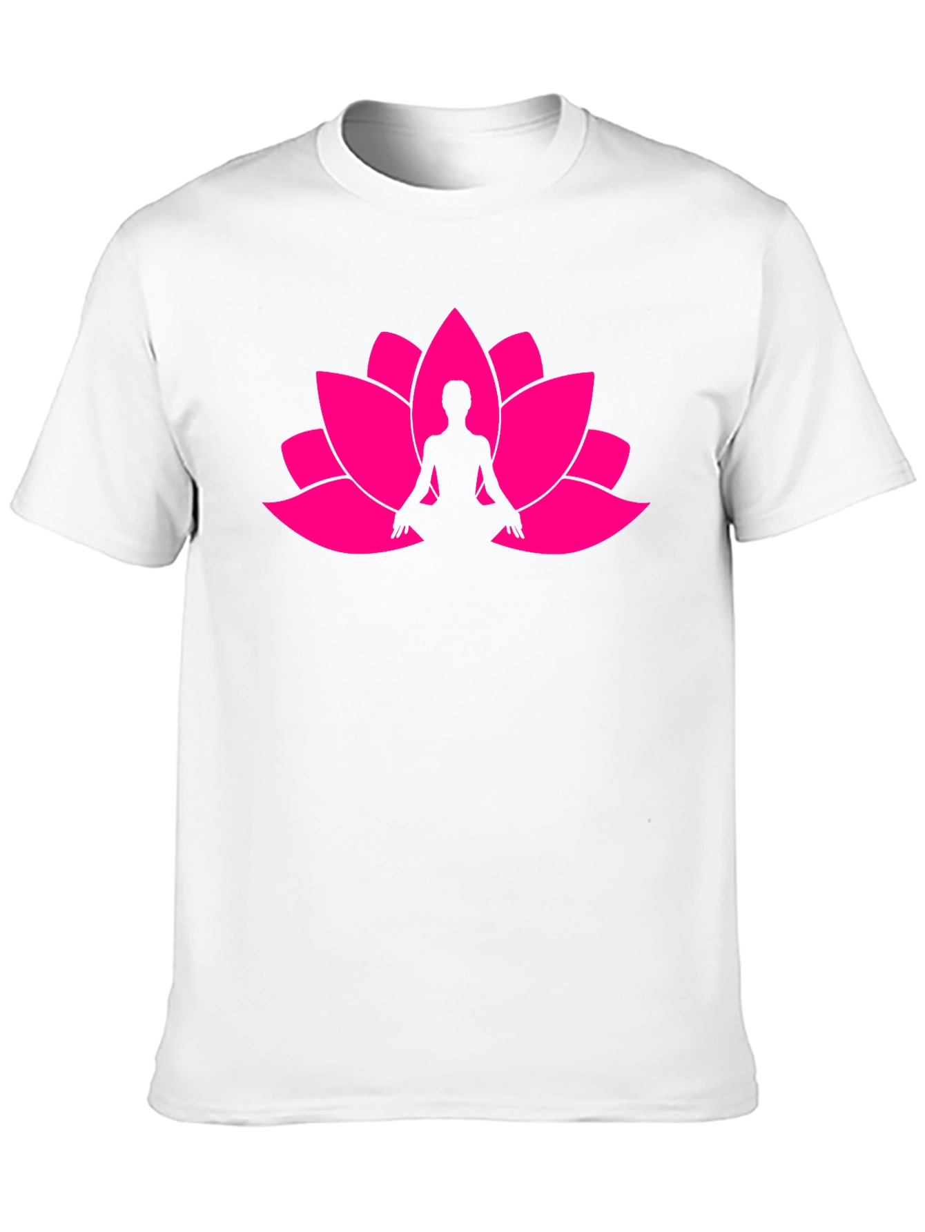 Lotus Meditation Black T-Shirt