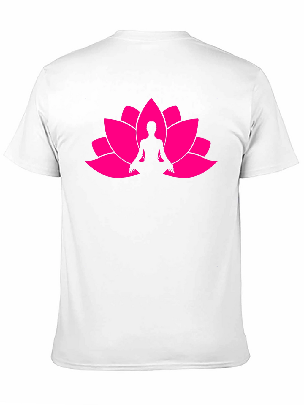 Lotus Meditation Black T-Shirt
