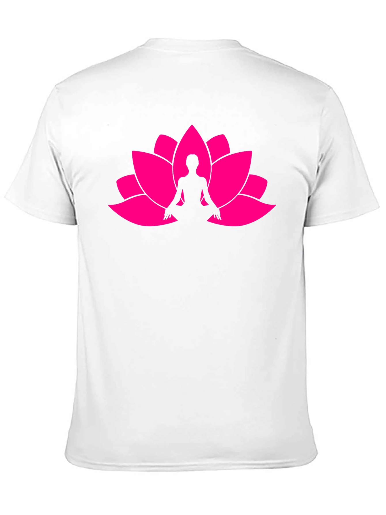 Lotus Meditation Black T-Shirt