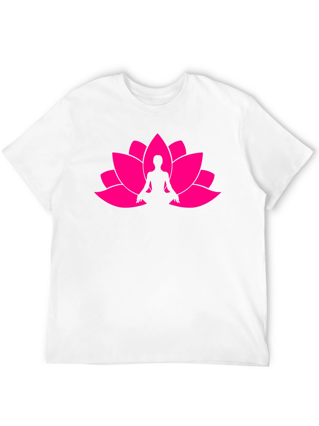 Lotus Meditation Black T-Shirt