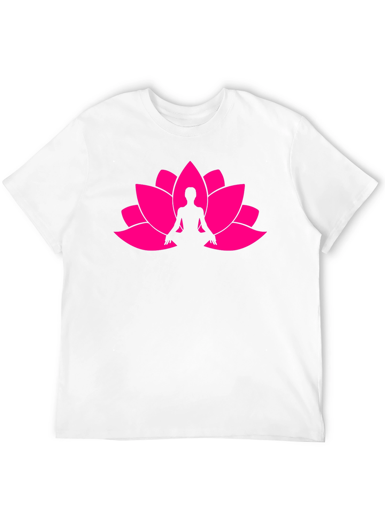 Lotus Meditation Black T-Shirt