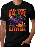 Aliens Dont Believe T-Shirt