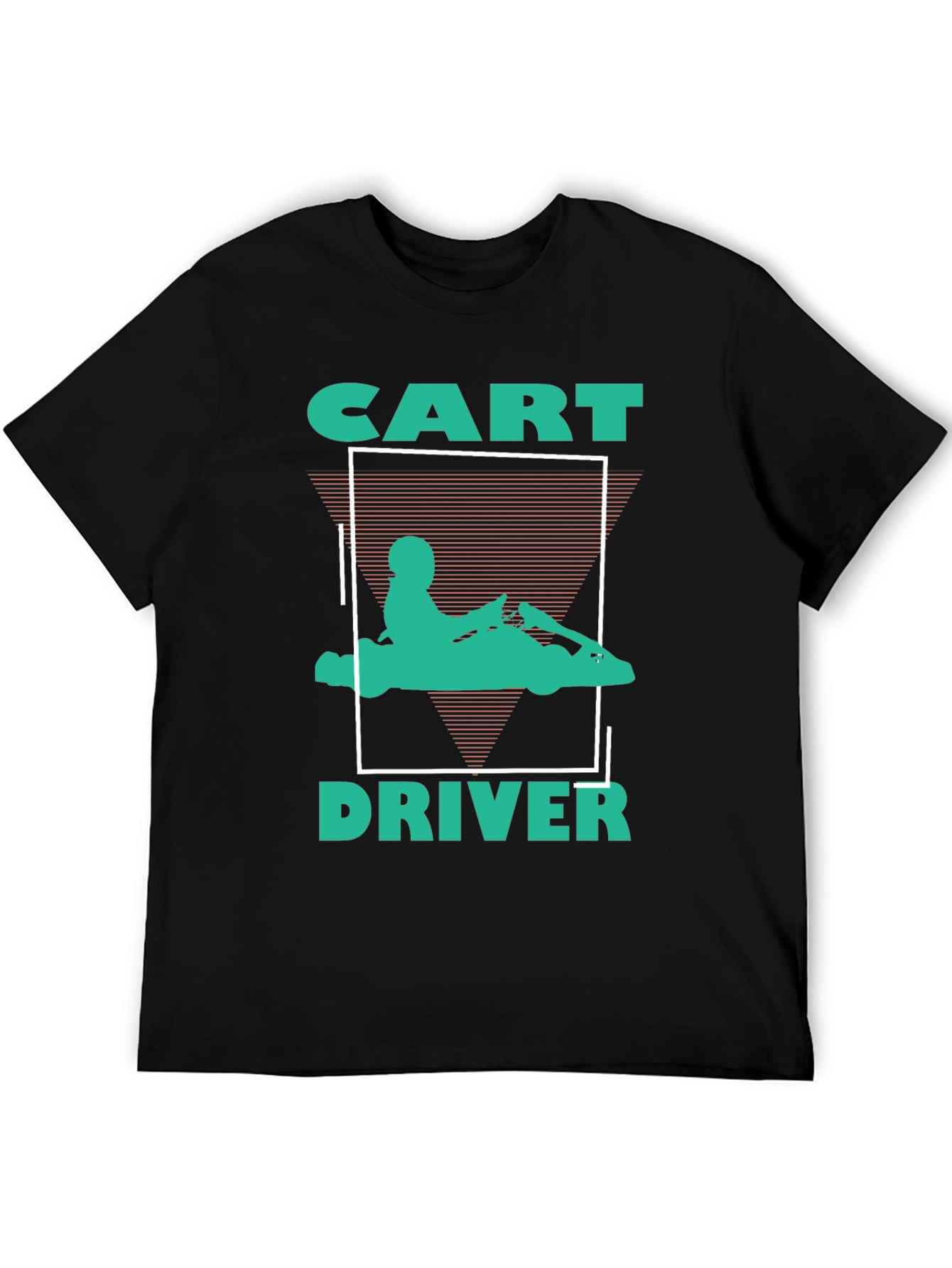 Retro Style Kart Driver Tee - Cool Racing Design