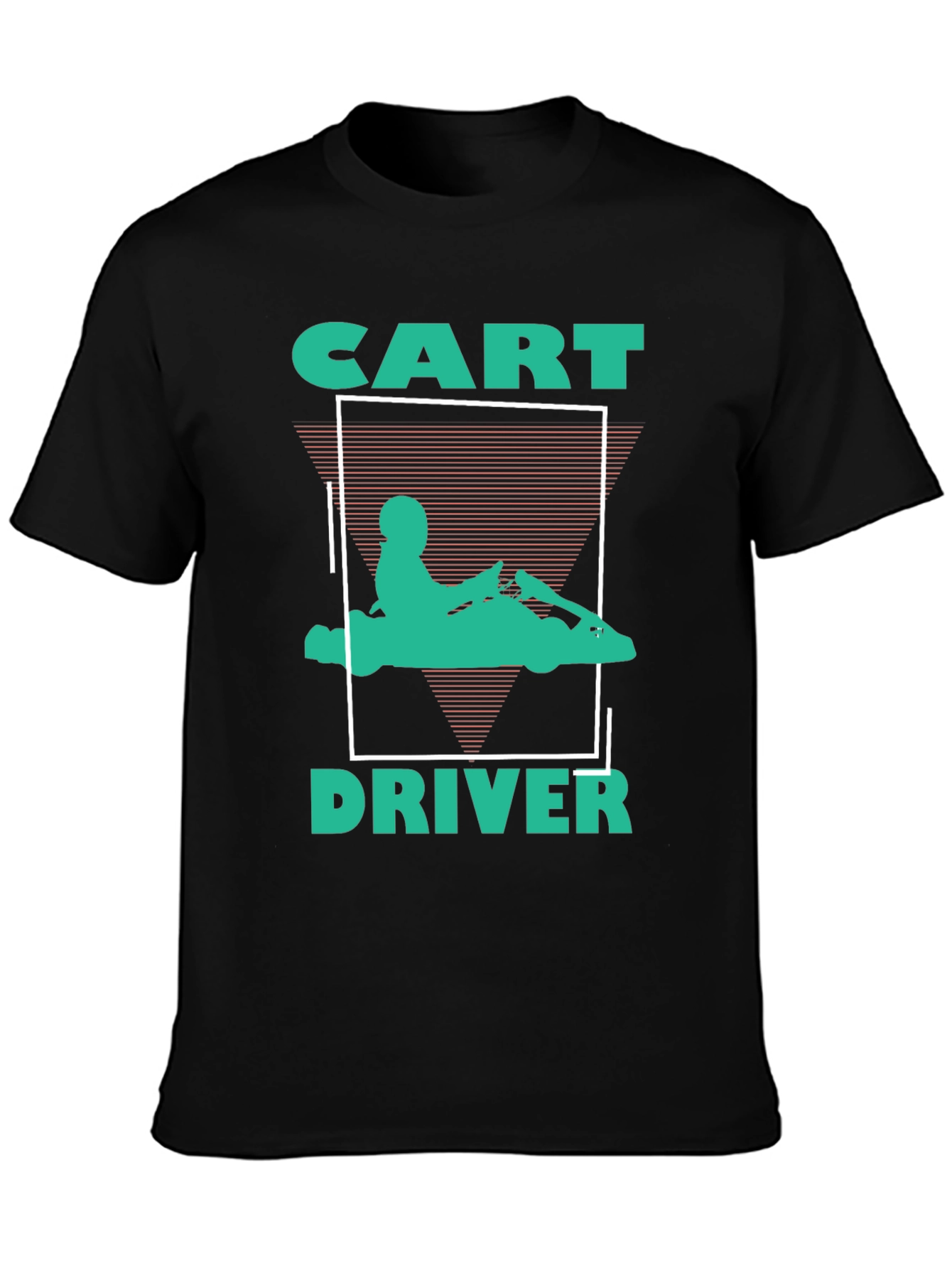 Retro Style Kart Driver Tee - Cool Racing Design