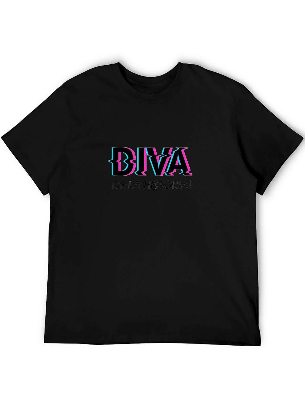 Diva De La Historia Black T-Shirt
