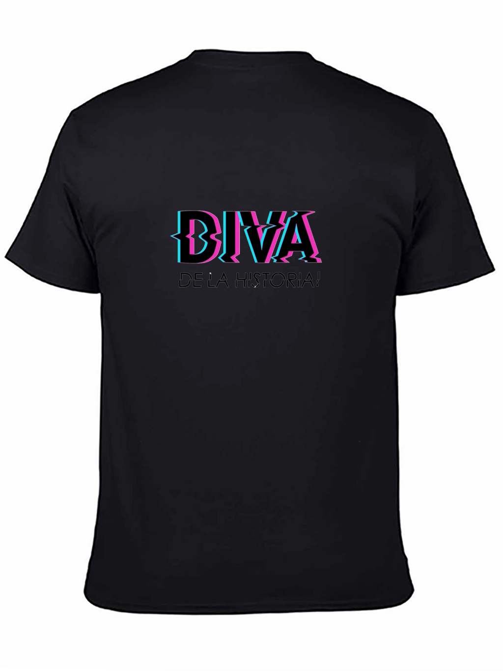Diva De La Historia Black T-Shirt
