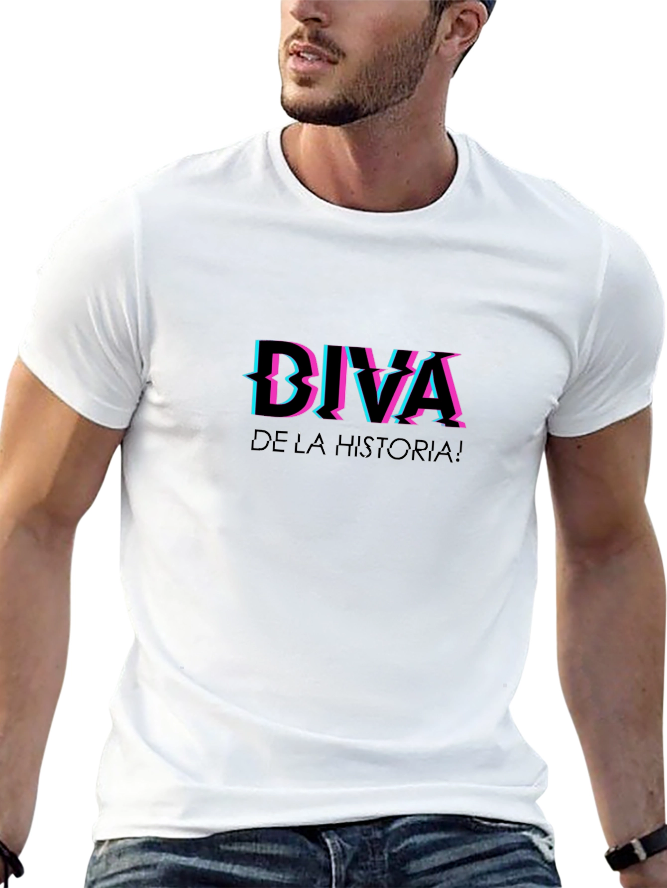 Diva De La Historia Black T-Shirt