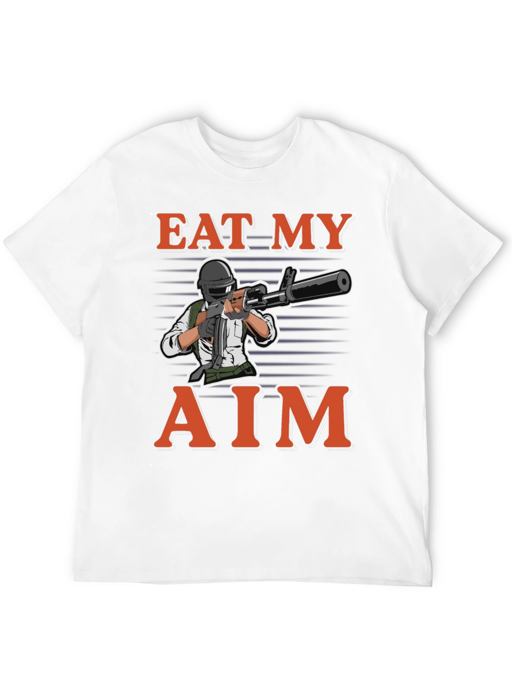 Eat My Aim Gaming T-Shirt - Black Cotton Tee