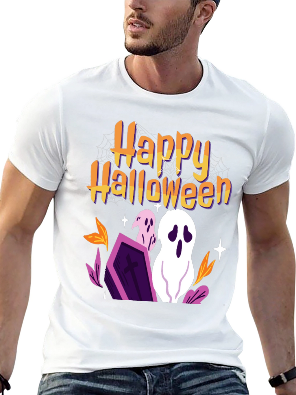 Happy Halloween Ghost T-Shirt