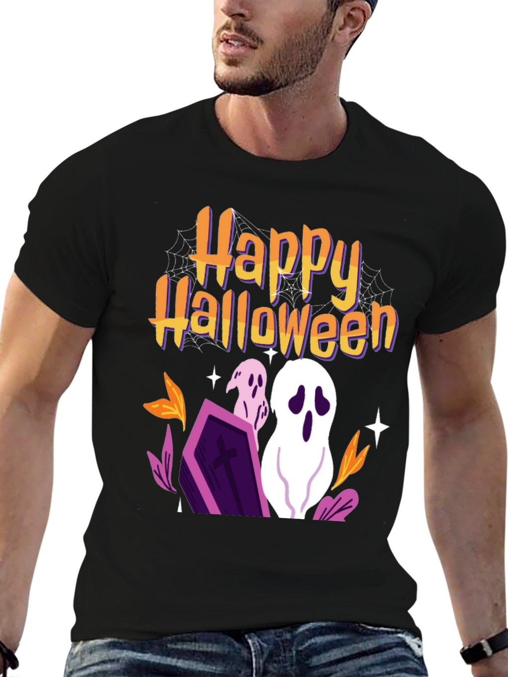 Happy Halloween Ghost T-Shirt