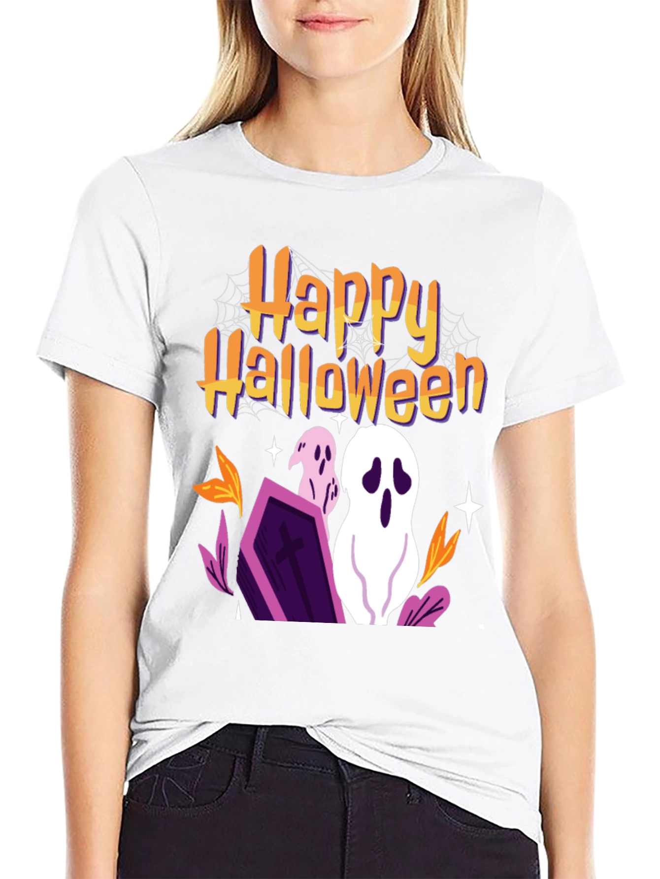 Happy Halloween Ghost T-Shirt
