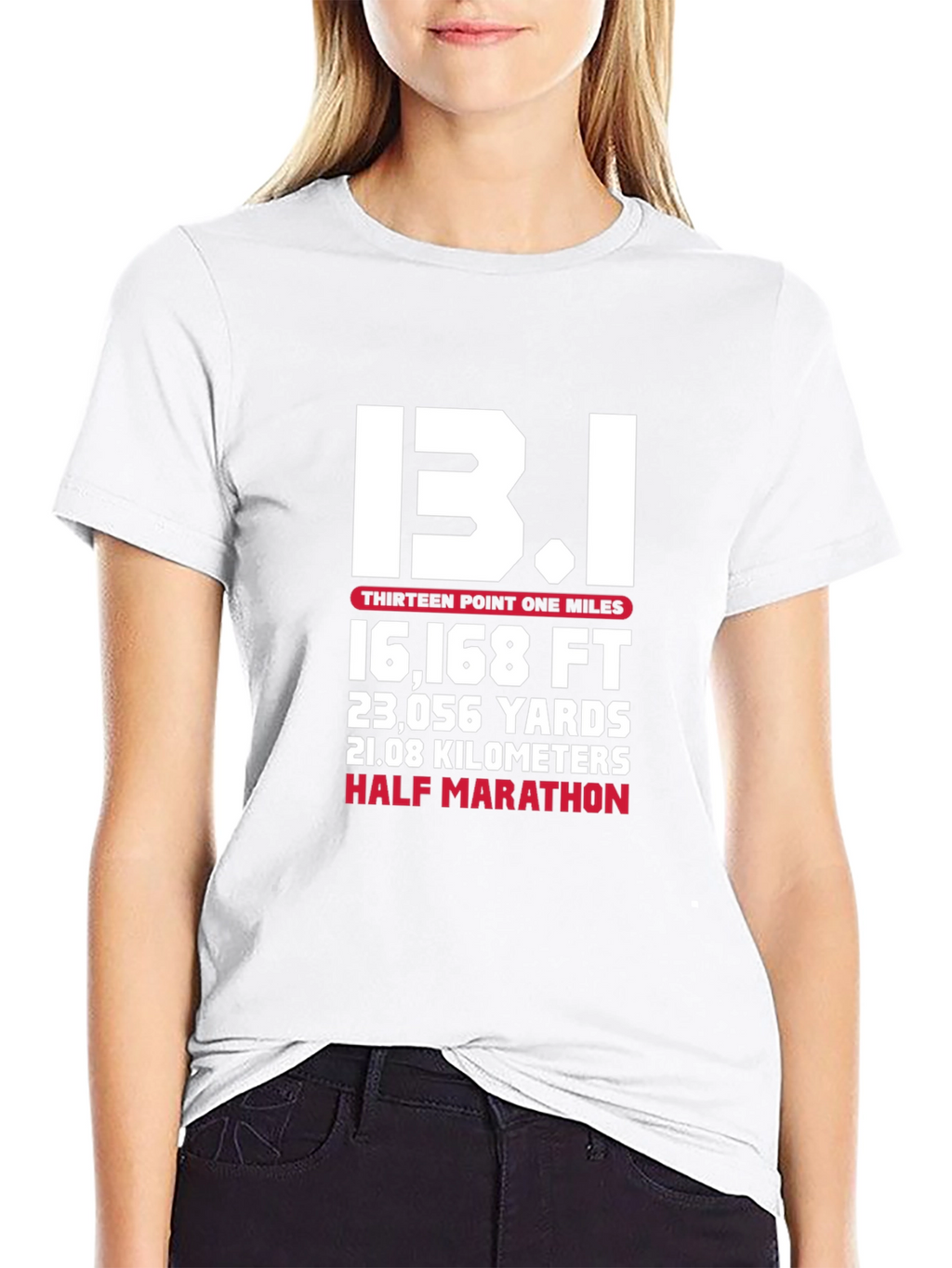 13.1 Half Marathon Graphic Tee - Black