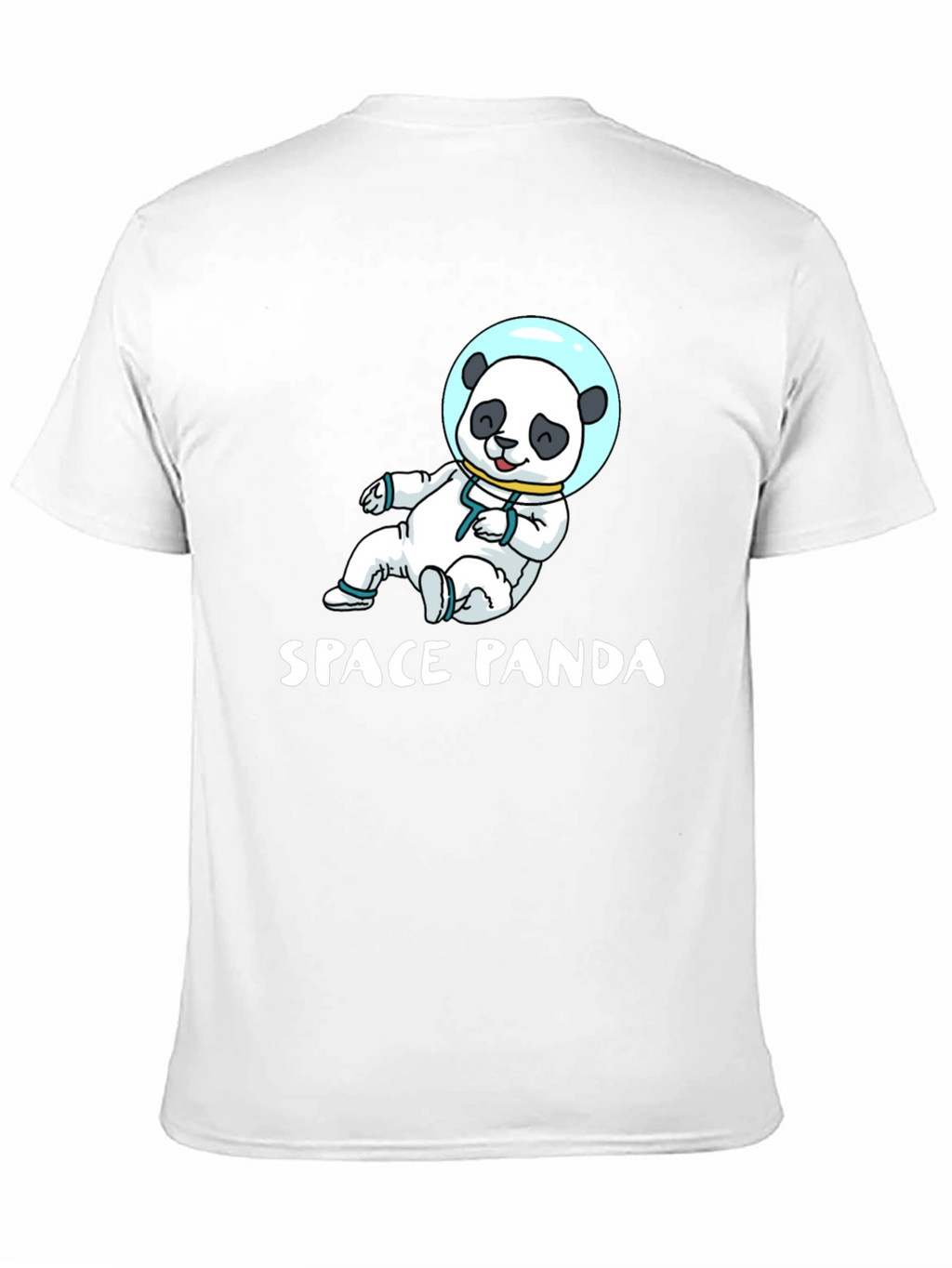 Space Panda Graphic T-Shirt - Black Cotton Tee