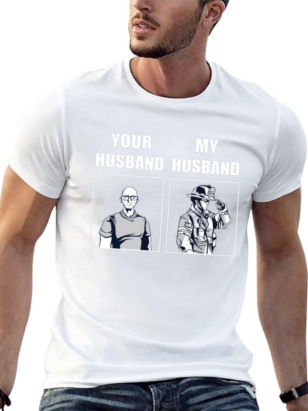 Your Husband My Husband T-Shirt Occupation Humor Tee