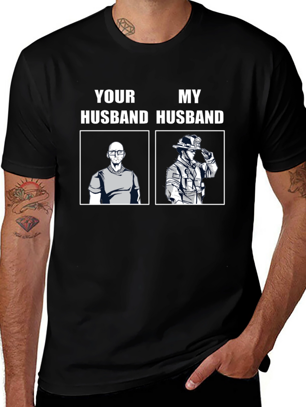 Your Husband My Husband T-Shirt Occupation Humor Tee