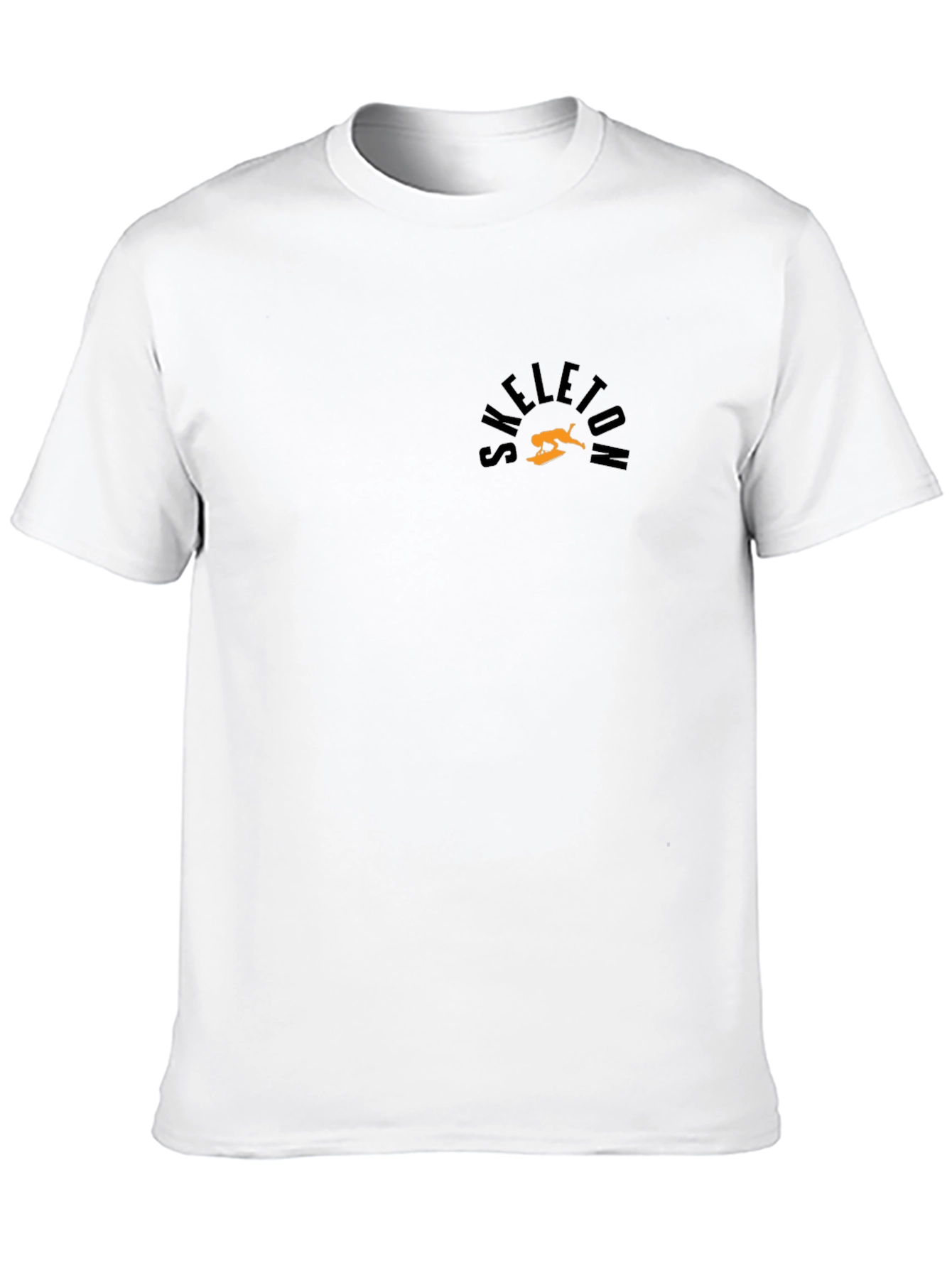 Skeleton Surfer Graphic Black T-Shirt