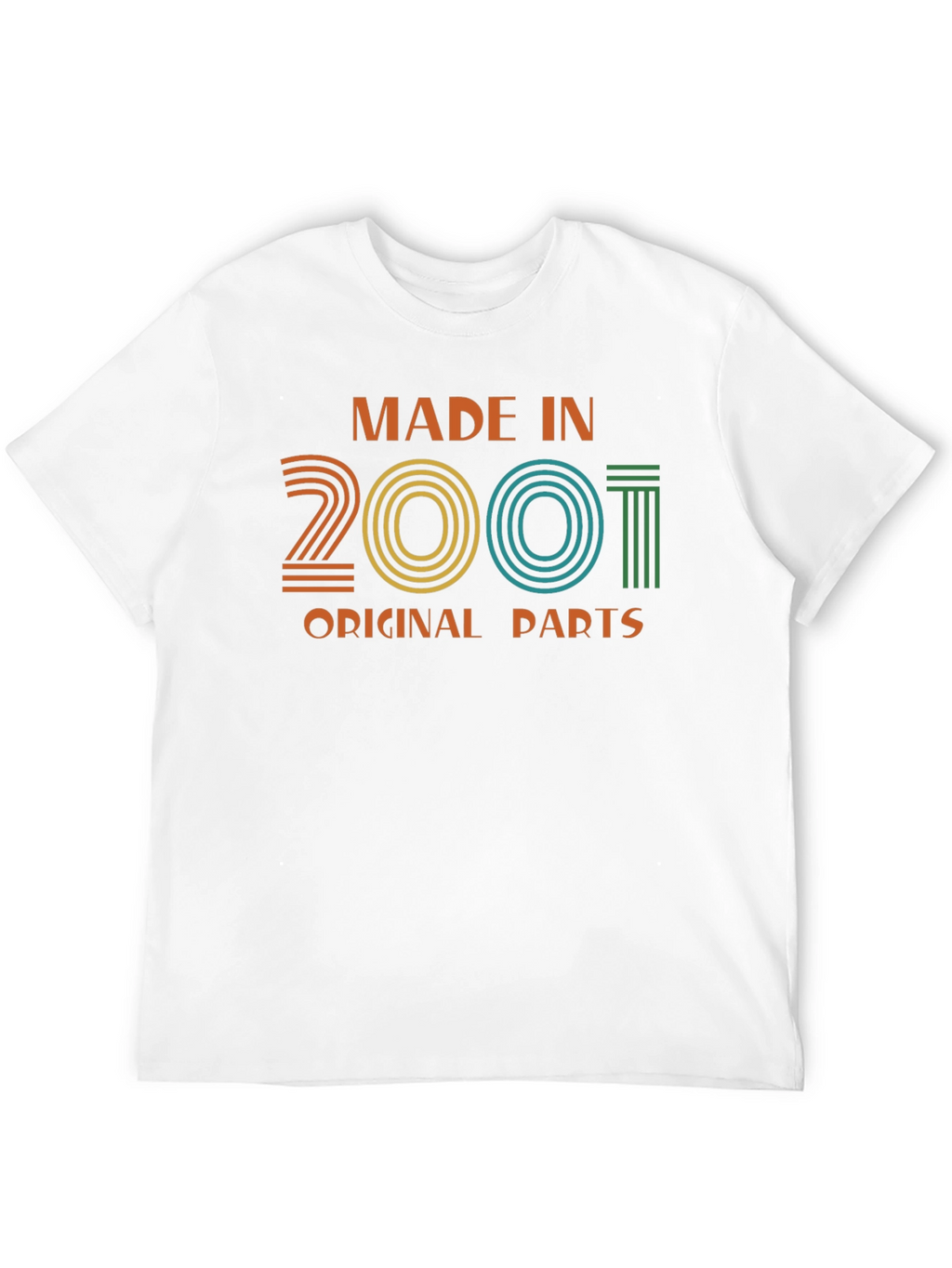Made in 2001 Original Parts Graphic T-Shirt