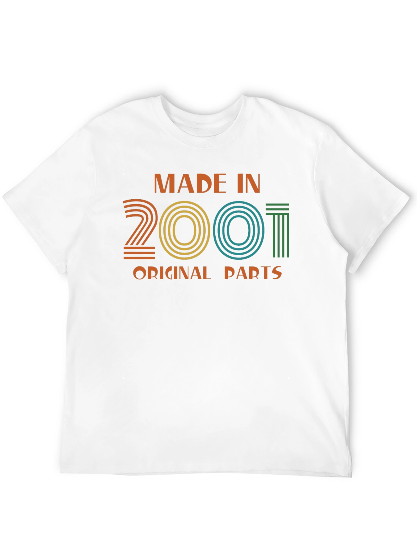 Made in 2001 Original Parts Graphic T-Shirt