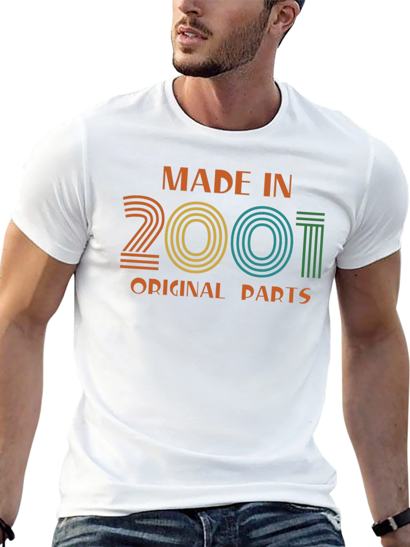 Made in 2001 Original Parts Graphic T-Shirt