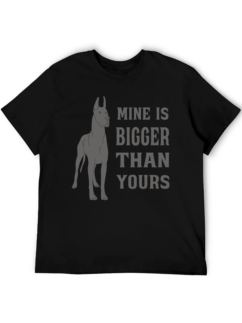 Mine Is Bigger Than Yours Dog T-Shirt